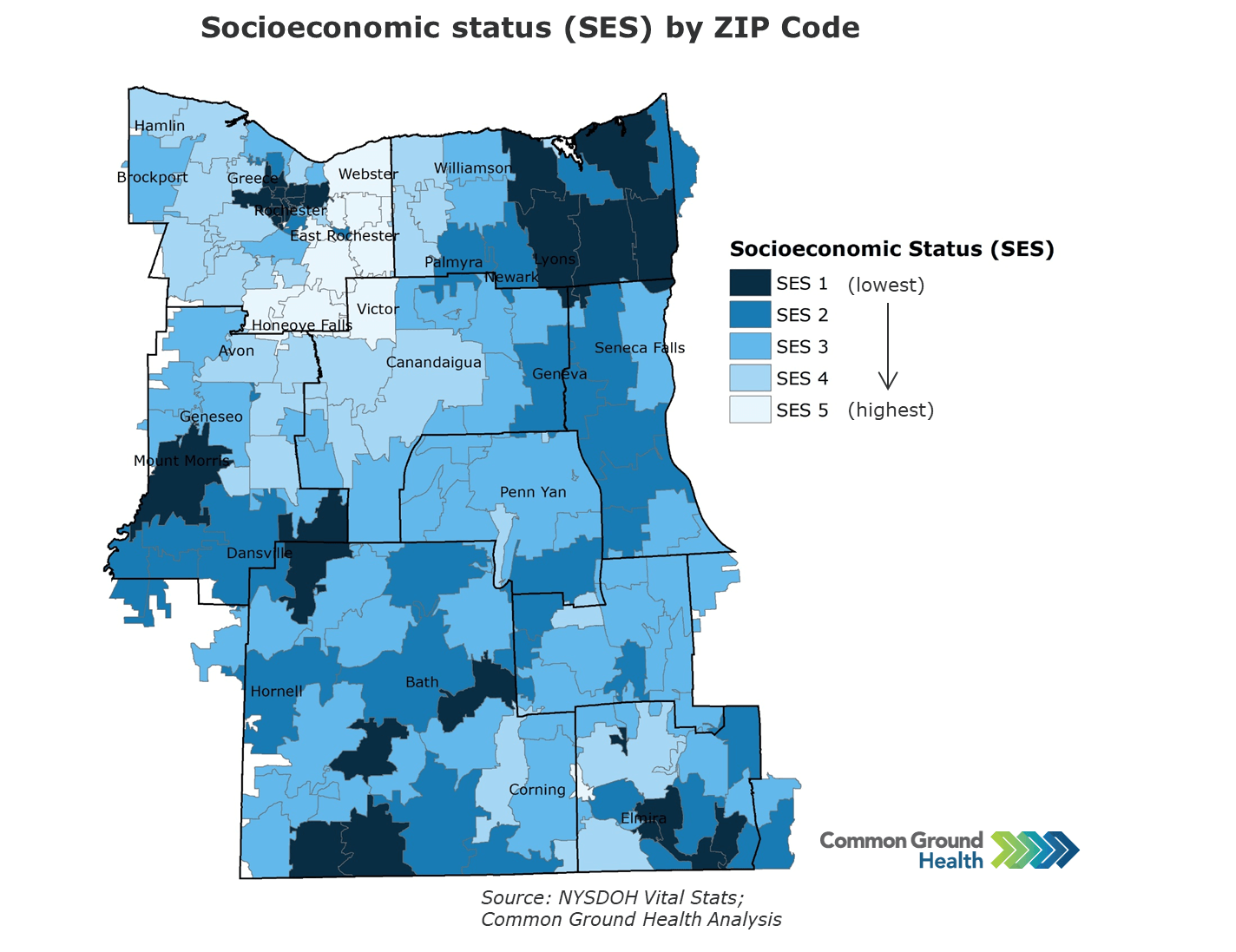 Socioeconomic Status Ses By Zip Code Common Ground Health